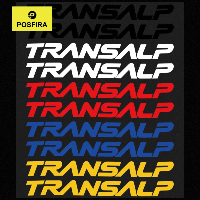 POSFIRA Motorcycle Sticker Vinyl Decals for Honda Transalp — main product photo