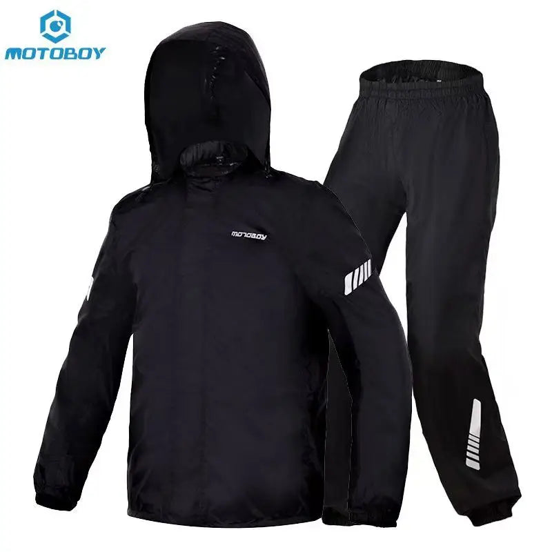 Men's Ultrathin Waterproof Motorcycle Riding Raincoat MOTOBOY Motorbike — product photo 2 of 6