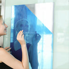 1PC Large Mirror Wall Sticker Roll Self Adhesive — product photo 4 of 6
