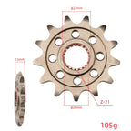 Replacement 13 Tooth 520 Front Sprocket Steel Material — product photo 2 of 6