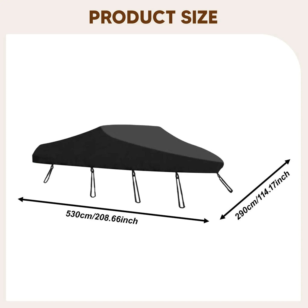 Universal Fit Yacht Boat Cover Waterproof Oxford Material — product photo 6 of 6
