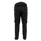 Men's Warm Moto Pants Black Green Oxford Cotton — product photo 3 of 6