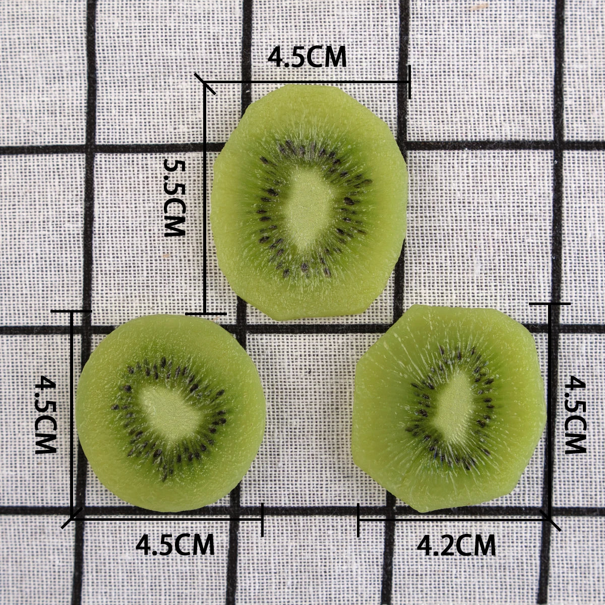 3pcs Fake Fruit Block Decor — product photo 6 of 6