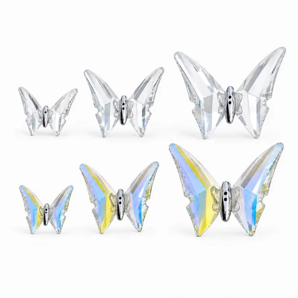 K9 Crystal Butterfly Pendant 1/2/3/5PCS Colorful High Transparency — product photo 6 of 6