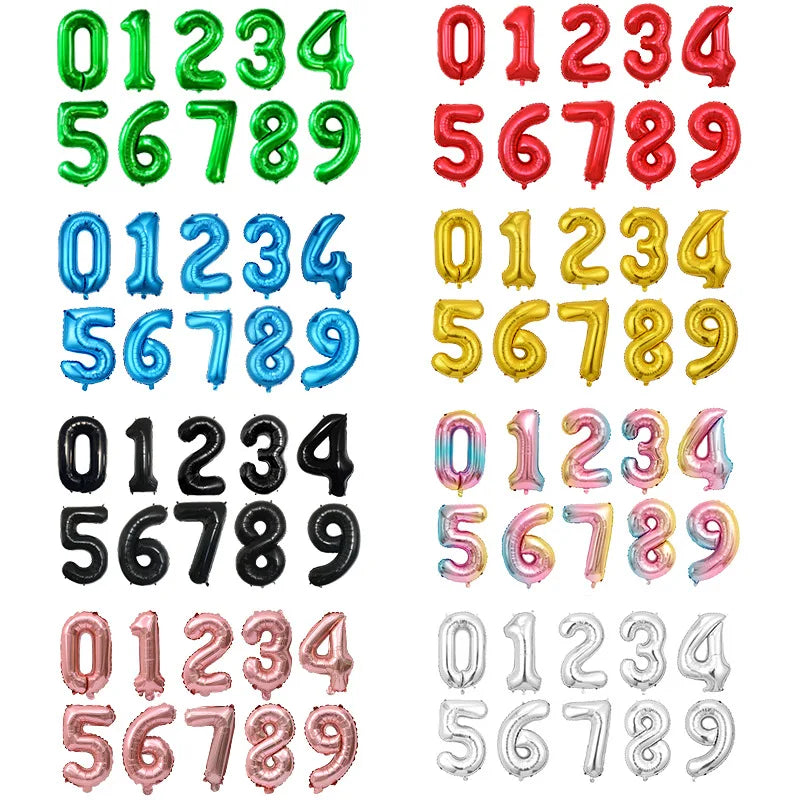32 Inch Large Number Balloons 0-9 — main product photo