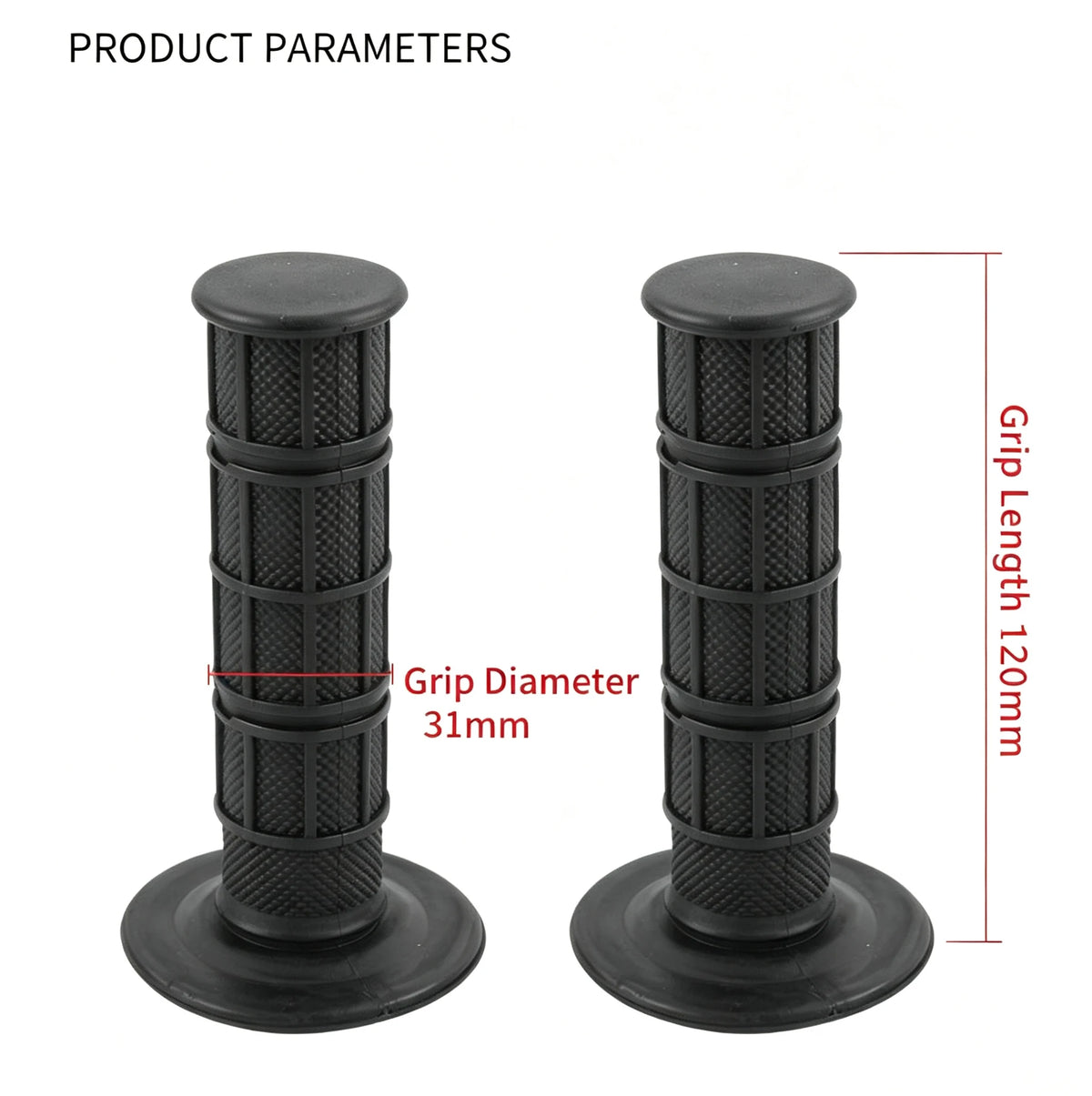 22mm 24mm Universal Motorbike Motorcycle Handlebar Parts Grip — product photo 3 of 6