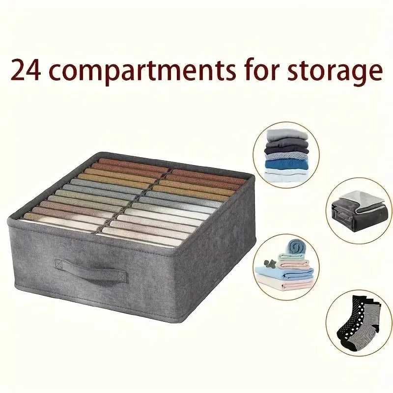 1pc Closets Clothes Organizer Pants Jeans Storage Box — product photo 3 of 6