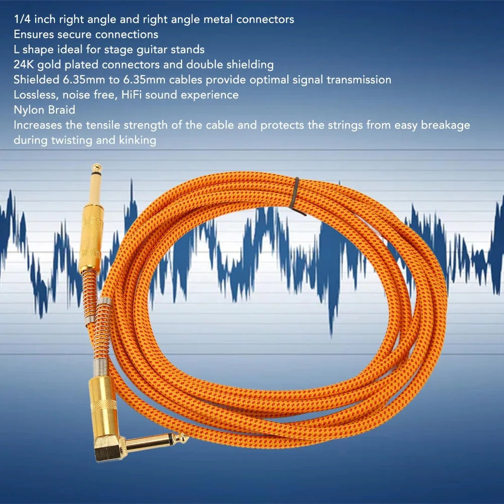 6.35mm Male to 6.35mm Male 1/4 Inch Instrument — product photo 2 of 5