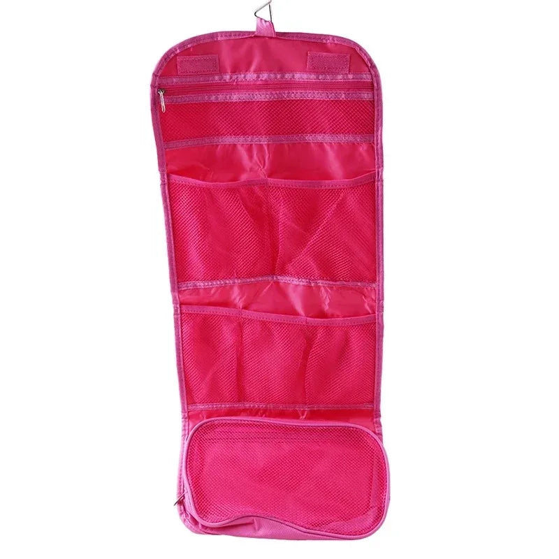 Foldable Hanging Organizer Bag Portable Waterproof Cosmetic Makeup — product photo 5 of 6