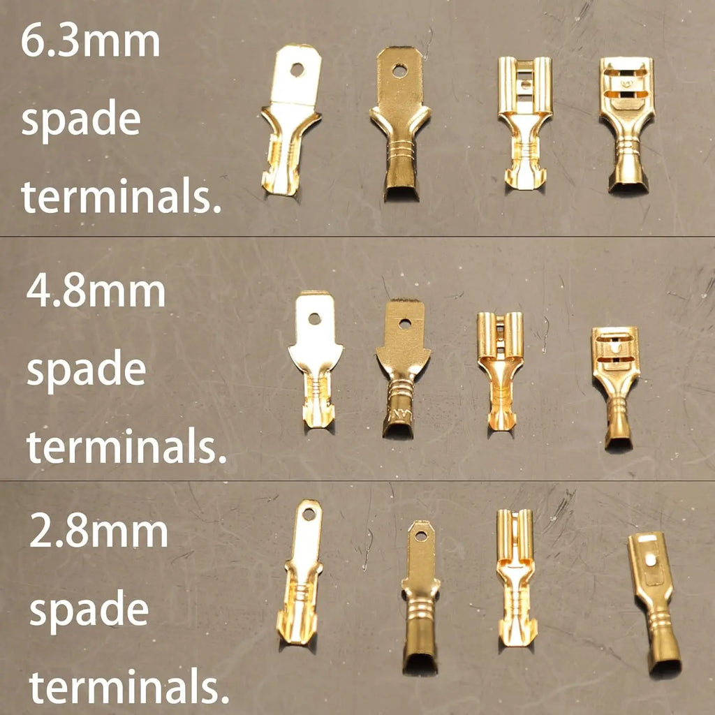 480pcs 2.8mm 4.8mm 6.3mm Male and Female Spade — product photo 6 of 6