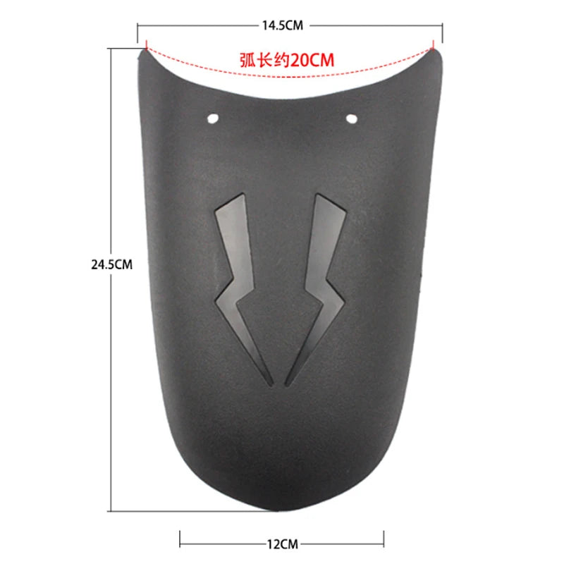 Motorcycle Front Fender Extension Mudguard Splash Guard Extender — product photo 4 of 5