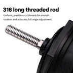 Anchor Handle Lid Lock Flush Pull Latch with — product photo 4 of 6