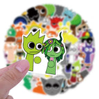 55Pcs Incredibox Sprunki Stickers Sprunki DIY Stickers Scrapbooking