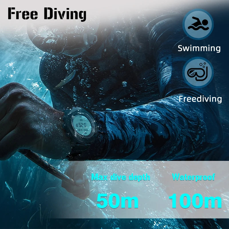 NORTH EDGE APACHE-D Men Free Dive Digital Watch — product photo 5 of 6
