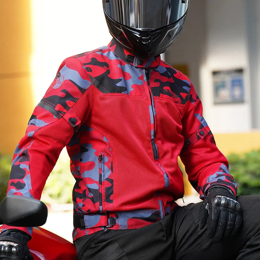 Breathable Motorcycle Jacket Man Summer Motocross Riding Clothing — product photo 5 of 5