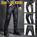 Men's Motorcycle Pants Anti-Fall Windproof Motorbike Elastic Leather — main product photo