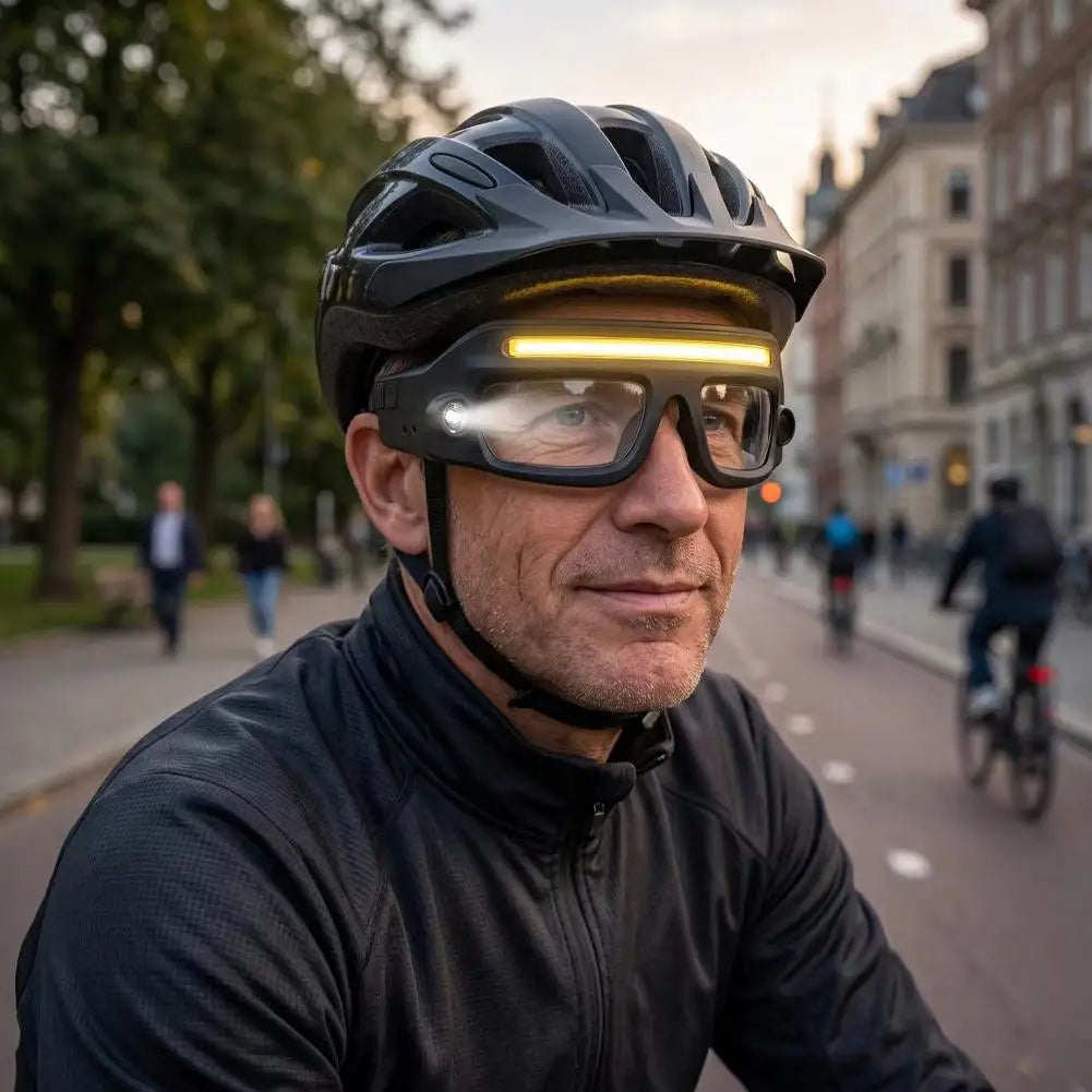 LED Safety Glasses with Rechargeable Light High Visibility — product photo 3 of 3