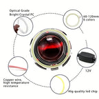 2pcs 70mm/2.76inch Car Decorative Lights COB Angel Eyes — product photo 5 of 6