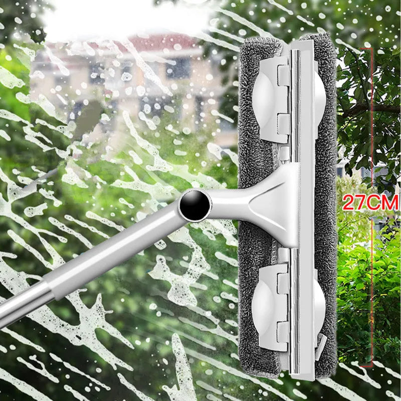 Glass Cleaning Mop Telescopic Rod Window Cleaning Tools