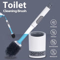 Water Spray Silicone Toilet Brush With Wall-Mounted Breathable — main product photo