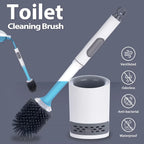 Water Spray Silicone Toilet Brush With Wall-Mounted Breathable — main product photo