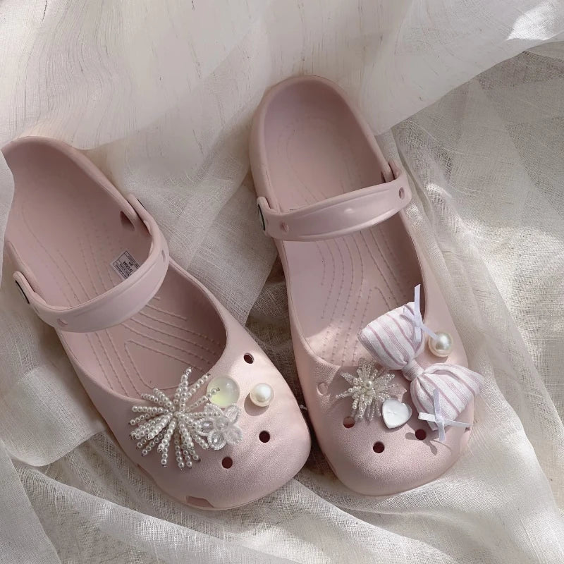 Original Shoe Charms Set Women Retro Ballet Shoes — product photo 5 of 6