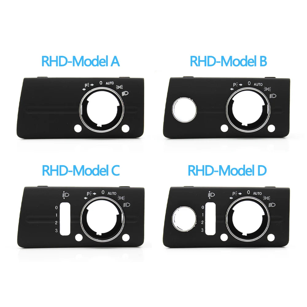LHD RHD Front Dashboard Headlight Lamp Switch Cover — product photo 5 of 6