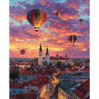 Paper Jigsaw Puzzle 500/1000/1200/2000PCS Romantic Hot Air Balloon — main product photo
