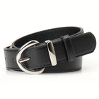 Solid Color PU Belts for Women 100cm Versatile — main product photo