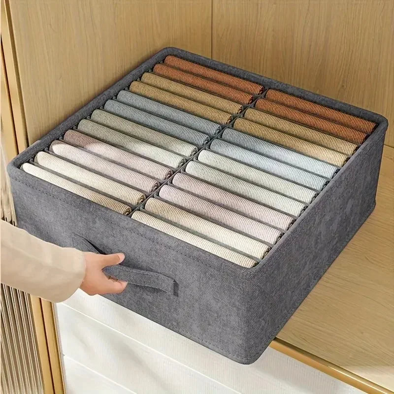 1pc Closets Clothes Organizer Pants Jeans Storage Box — product photo 4 of 6