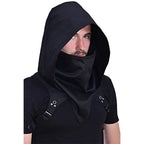 Cosplay Medieval Assassin Hat Cyberpunk Hooded Cloak Cape — product photo 6 of 6