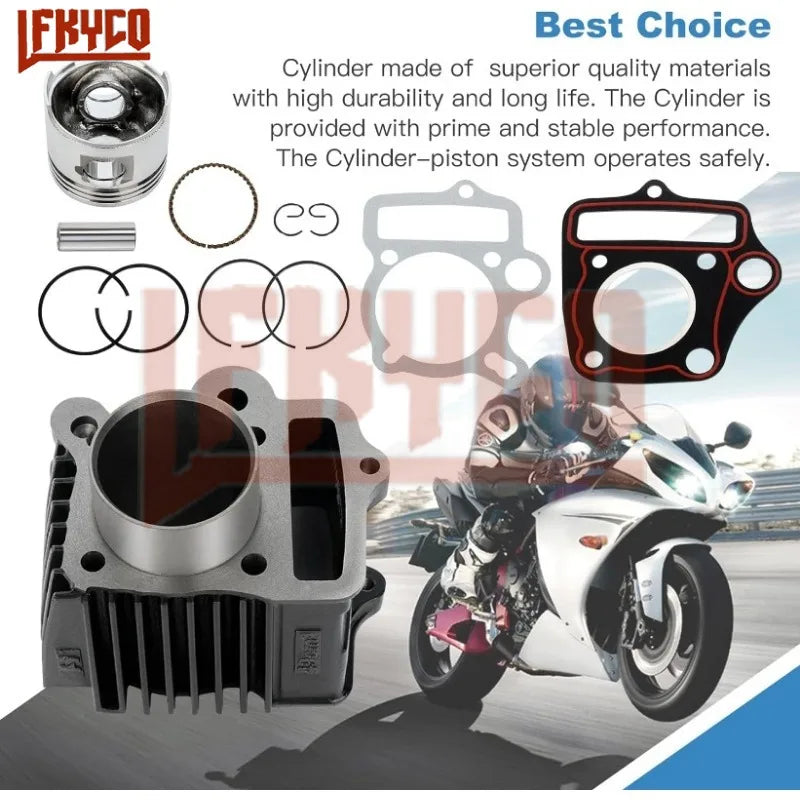 50CC Cylinder Kit for Honda Z50 XR50 CRF50 — product photo 3 of 6