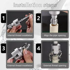 Electric Drill PVC Pipe Threader Fast Internal External — product photo 5 of 6