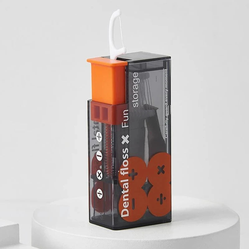 Portable Floss Dispenser Includes 10Pcs Floss Automatic Ejectable — product photo 2 of 6