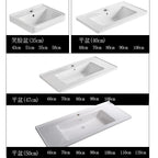 Semi Recessed Ceramic Countertop Basin — product photo 3 of 4