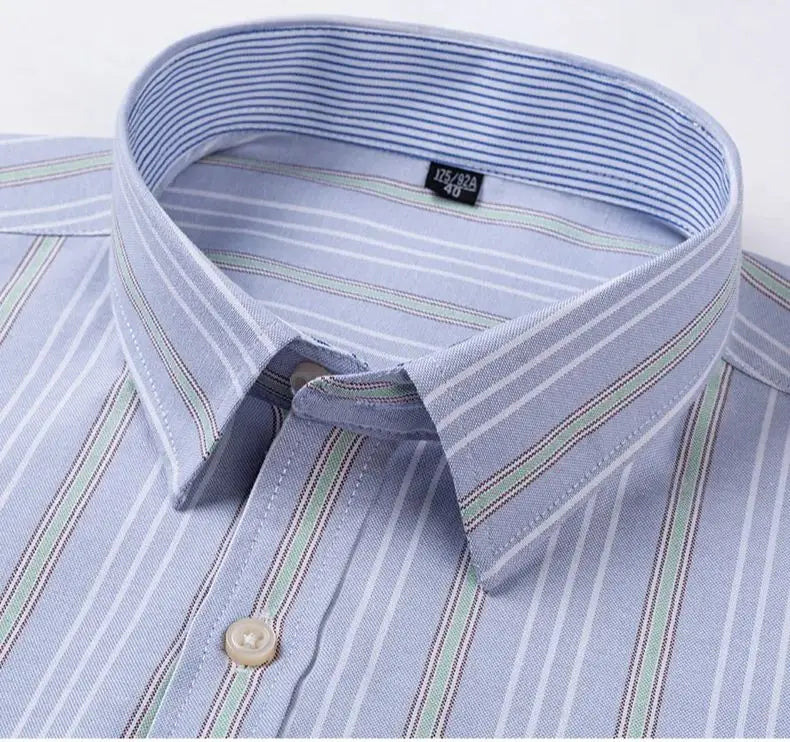 Oxford Men Shirts Long Sleeve 100 Cotton Big — product photo 4 of 6