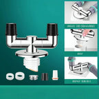 Washing Machine Pipe Connector Two Way Splitter Anti — product photo 4 of 6