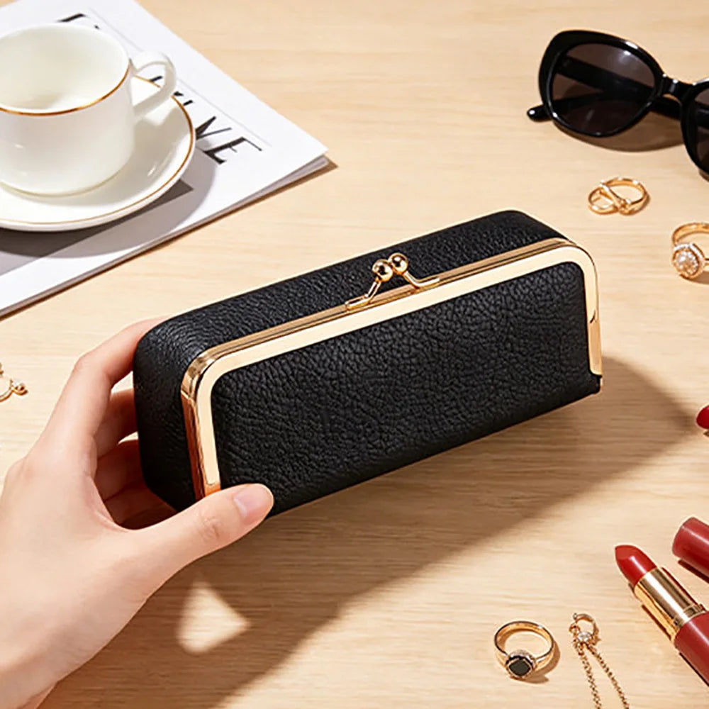 Long makeup & glasses case — main product photo
