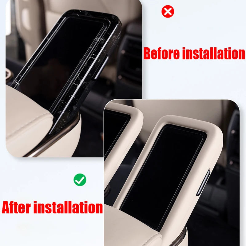 Silicone protective cover for middle row seat screen — product photo 3 of 6