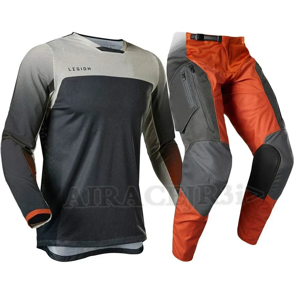Motorcycle Downhill Combo Zip Pocket Protective Suit Motocross — product photo 3 of 5