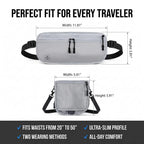Premium RFID Blocking Travel Waist Pouch — product photo 6 of 6