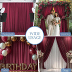 Wrinkle-Free Party Backdrop 150x214cm Solid Color — product photo 3 of 6