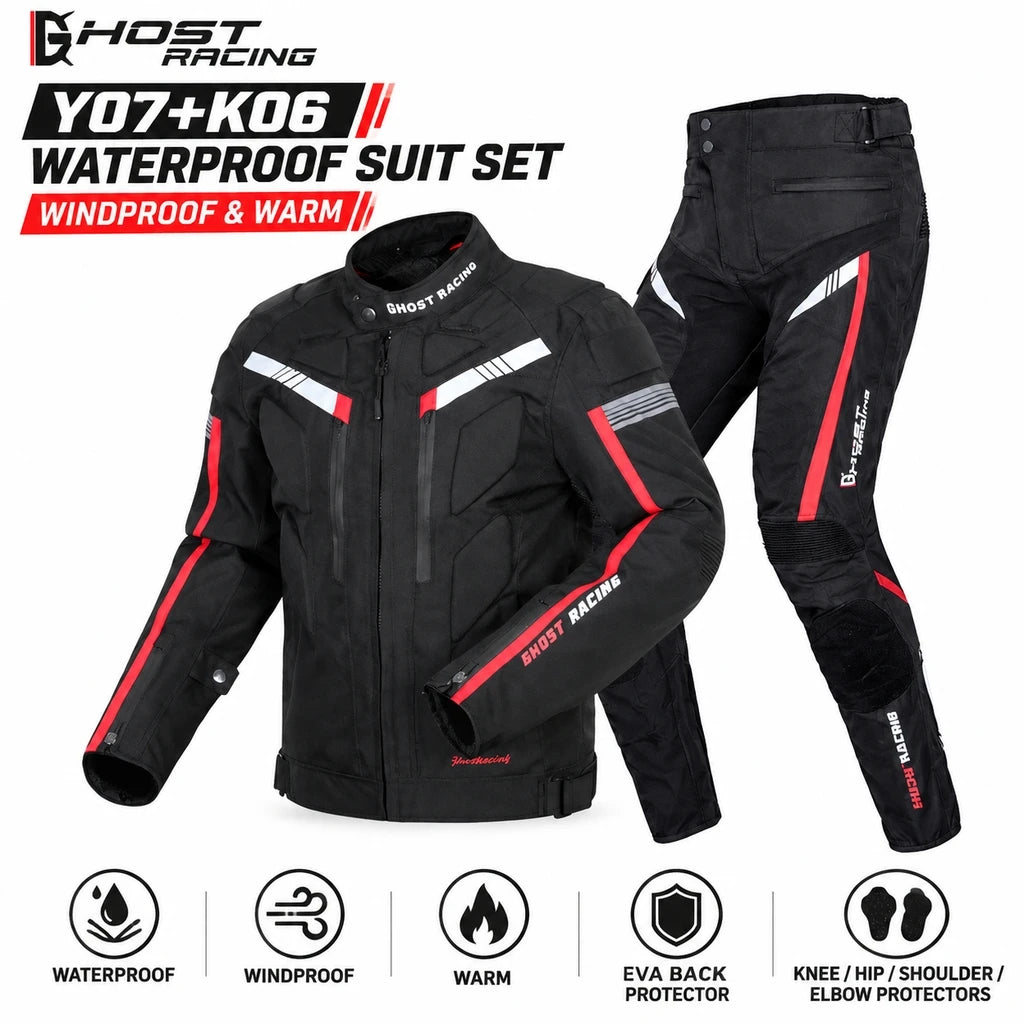 Motorbike Riding Jacket Pants Set 600D Oxford Fabric — product photo 2 of 6