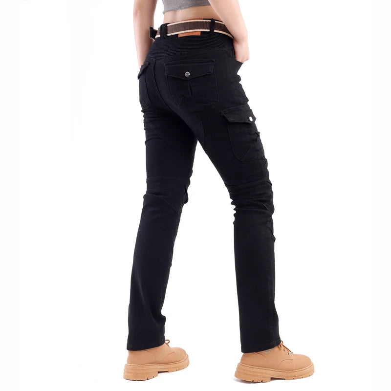 Kevlar Motorcycle Jeans for Women Aramid Riding Pants — product photo 2 of 5