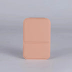 Solid Color PU Leather Portable Foldable Makeup Mirror — product photo 4 of 6