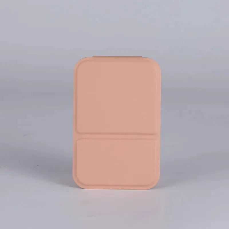 Solid Color PU Leather Portable Foldable Makeup Mirror — product photo 4 of 6