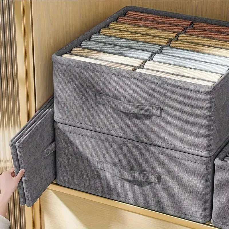 1pc Closets Clothes Organizer Pants Jeans Storage Box — main product photo