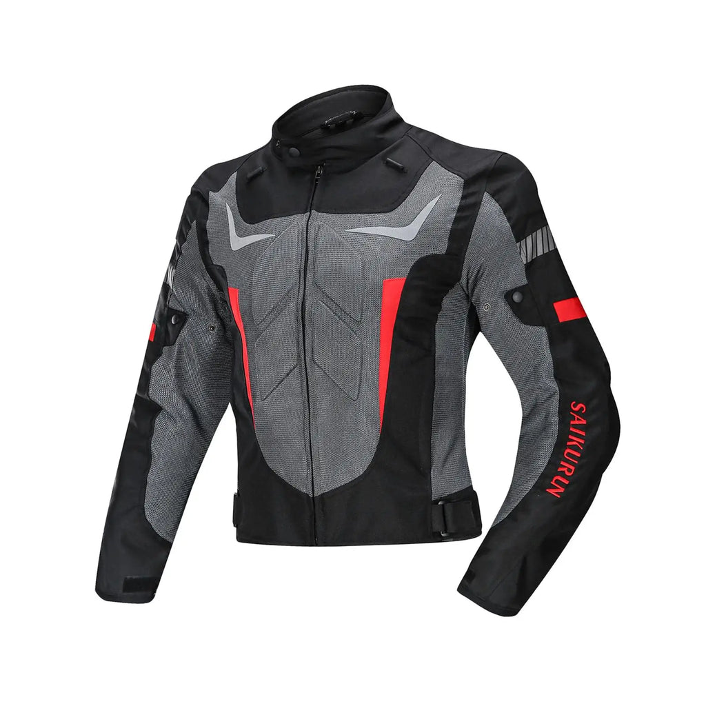Waterproof Motorcycle Jacket Motorbike Biker Wearable Protection Summer — product photo 2 of 6