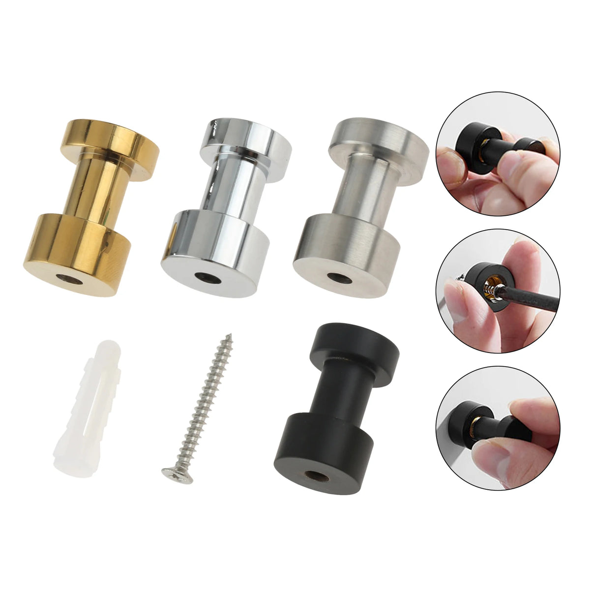 1pc Brass Decorative Hooks Wall Mount Clothes Coat — main product photo