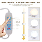 1Set LED Mirror Light Bulb Adjustable Dimmable Vanity — product photo 5 of 6